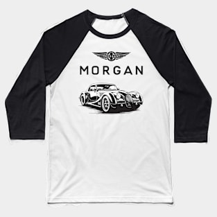 Morgan Utomotive Car Tribute  - Car Lover Design - Retro Vintage Baseball T-Shirt